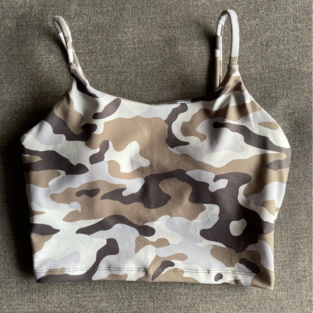 Cropped workout tank